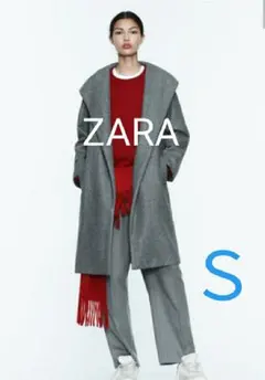 【新品タグ付き　ZARA】フーデッドコート