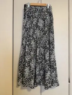 Mila Owen 花柄ロングスカート 0