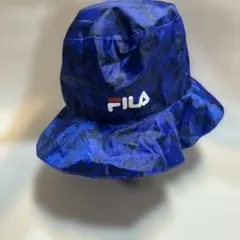 美品FILA マリンスポーツ、海水浴　紺色帽子のサムネイル