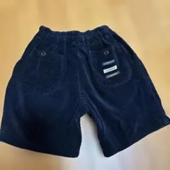 ネイビー コーデュロイ 半ズボン 120cm