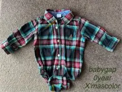 ベビーギャップ　クリスマス　ロンパース　0歳