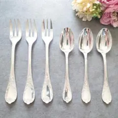 希少 美品 クリストフル マルリー サラダフォーク 6点 希少 美品 クリストフル マルリー サラダフォーク 6点 希少 美品