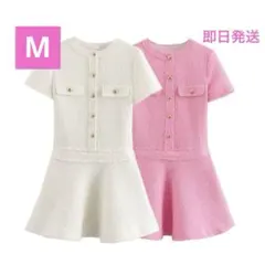 bibiy テクスチャー　ショート　ワンピース　zara gu ユニクロ