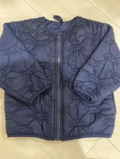 petit main ネイビー 車刺繍 ジャケット 90