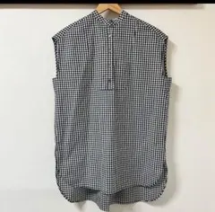 わに様専用】TICCA ギンガムチェック スキッパーシャツワンピース