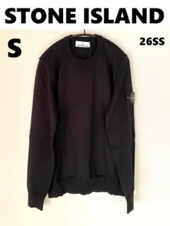 26SS【新品】STONE ISLAND ワッペン コットン ニット セーターM - メルカリ