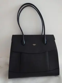 LOWELL Things レザーオープントート(L) 　ブラック　黒　美品のサムネイル