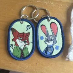 ディズニー タグキーホルダー ズートピア ニック ジュディ