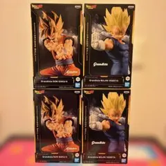 【新品未開封】ドラゴンボールZ Grandista 孫悟空Ⅱ＆魔人ベジータ 4体