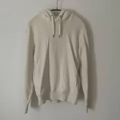 【ユニクロ】メンズ　スウェットプルパーカー（S）ホワイト