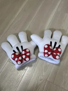 ミニーマウス リボン付き手袋 両手セット