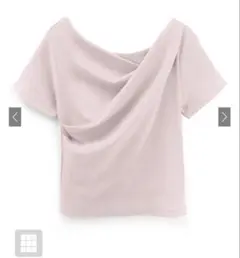 ドレープカシュクールトップス dk1413 ピンク