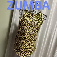 ZUMBA ヒョウ柄 タンクトップ ズンバ WEAR S～Mサイズ ジム 筋トレ