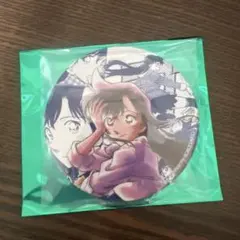 コナン公式アプリ　復刻BIG缶バッジ　毛利蘭