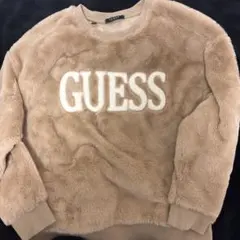 GUESS ベージュ フリース スウェット S