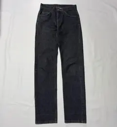 USA製 90s Levi's 505 先染め ブラックデニム パンツ サルファ