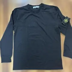 STONE ISLAND ブラック長袖カットソー