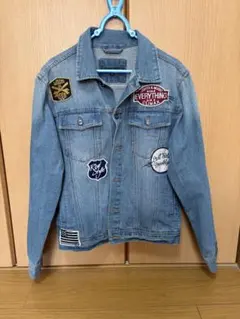 FULL GLOW パッチ付きデニムジャケット M