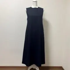 良品計画　無印良品　ワンピース　ナチュラル　春　 ノースリーブ　ワンピース