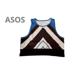 海外古着【ASOS 】ヨガウェア タンクトップ UK14 快適　着心地