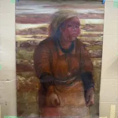 孤高の画家 串田都美雄 人物画 油彩画 原画 一点物 アート 孤高の画家 串田都美雄の人物画 油彩画 原画 一点物 - メルカリ