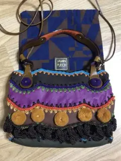 ジャマンピュエッシュ　レザーショルダー　　　　　　　　　　美品‼️