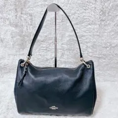 美品✨COACH コーチ　ワンショルダー　ブラック　レザー　肩掛け