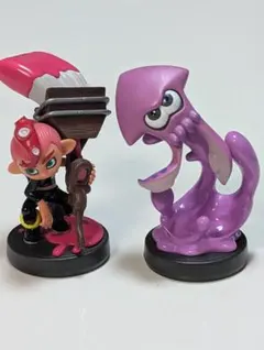 スプラトゥーン　アミーボ　イカ＆タコボーイ2点セット