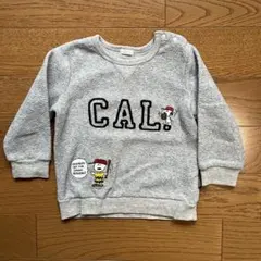 PEANUTS スヌーピー 裏起毛トレーナー スウェット 95cm