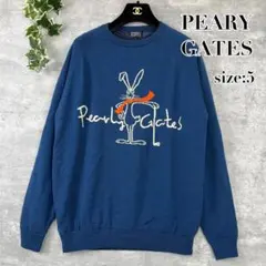 パーリーゲイツ ニット スニード プルオーバー 裏地付 暴風 防寒 L