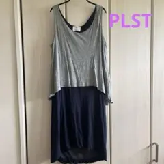 プラステ☆カットソー　ノースリーブワンピース