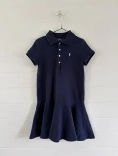 120センチ　ラルフローレン　ワンピース　紺色