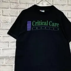 USA製90sヴィンテージTシャツ！シングルステッチ　ブラック半袖古着M724