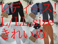 み*ん様 31-6255 レディース服　まとめ売り きれいめ　33着　L/LLサ