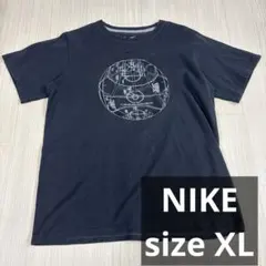 NIKE バスケットボールグラフィックTシャツ 黒　フェード