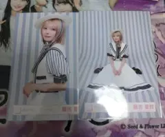 櫻坂46 藤吉夏鈴 マリン衣装チュウ、座り