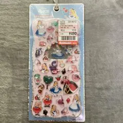ディズニー　アリス　プチドロップステッカー　正規品