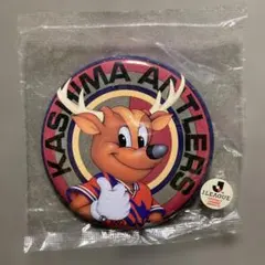 新品未使用 当時物 鹿島アントラーズ Jリーグ 缶バッジ 開幕 時代物