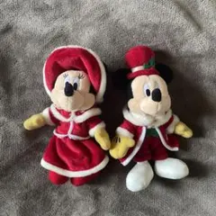 ディズニー クリスマス ぬいぐるみ ミッキー ミニー