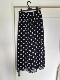 【値下げ】黒と白のドット パンツスカート