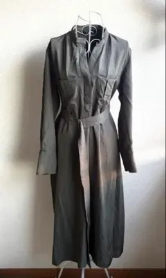 ZARA ZW COLLECTION ベルト付きミディ丈ワンピース