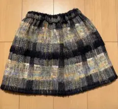 bebe チェック柄スカート 120
