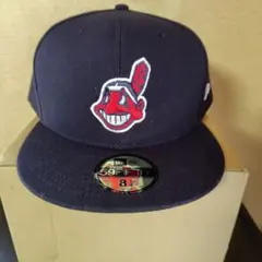 ビッグサイズNew Era 59FIFTY インディアンズ キャップ 8 1/4