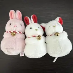 郵便局　ちゅうもっち　うさもっち　赤白　ぬいぐるみ