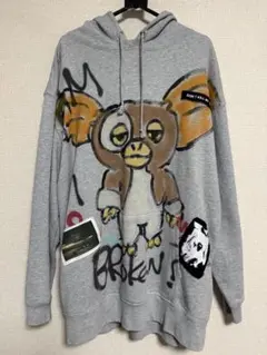 guernika ゲンガー　ペイントパーカー guernika(ゲルニカ) / パーカー/XXL/コットン/GRY/プリント/GR-PH-1-11