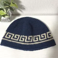 181クラシックハット☆クラッシャーハット☆バケットハット☆手編みニット帽