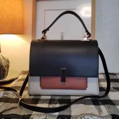 お値下 新品未使用 ジャンニノターロ フラップ ハンドバッグ ショルダー2way