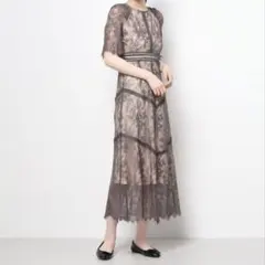 Dorry Doll ショルダーギャザーラッセルレースワンピース