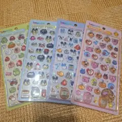 Tamagotchi ボンボンドロップ シールセット 4枚　たまごっち