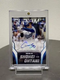 大谷翔平 直筆サインカード 世界1枚限定 1of1 - メルカリ